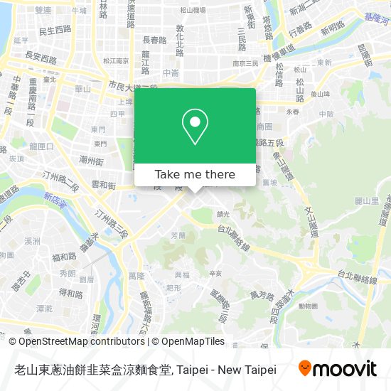 老山東蔥油餅韭菜盒涼麵食堂 map