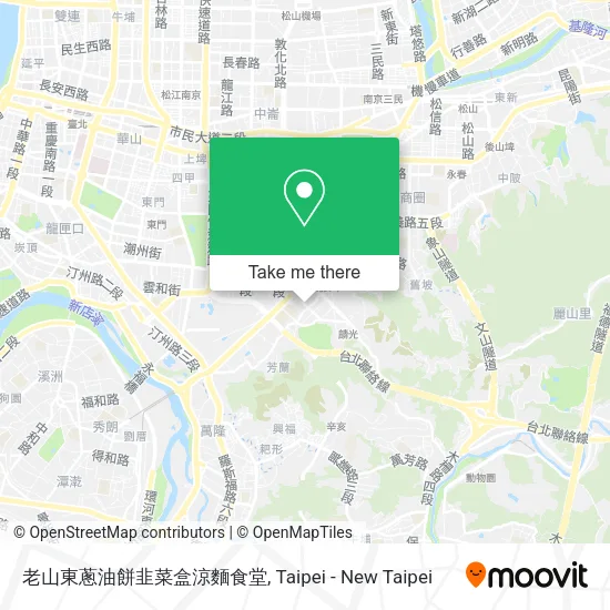 老山東蔥油餅韭菜盒涼麵食堂 map