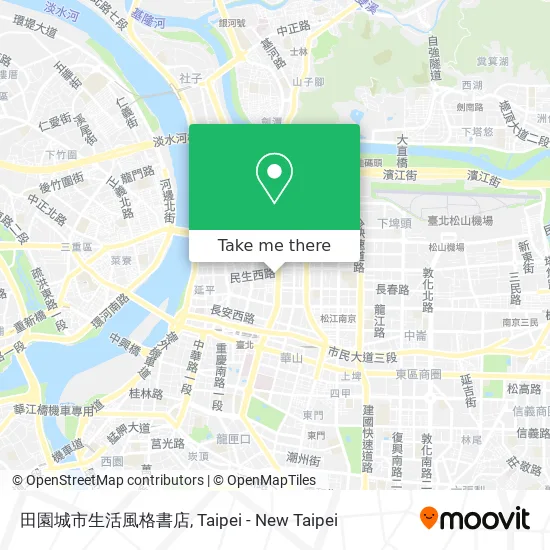 田園城市生活風格書店 map