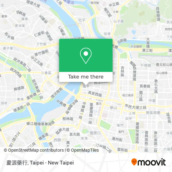 慶源藥行地圖