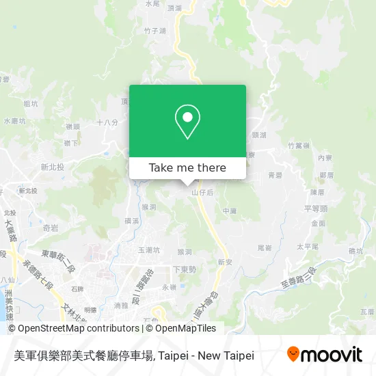 美軍俱樂部美式餐廳停車場 map