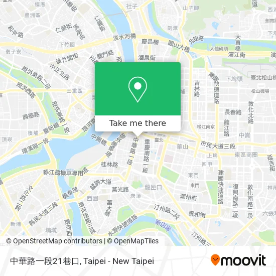 中華路一段21巷口 map