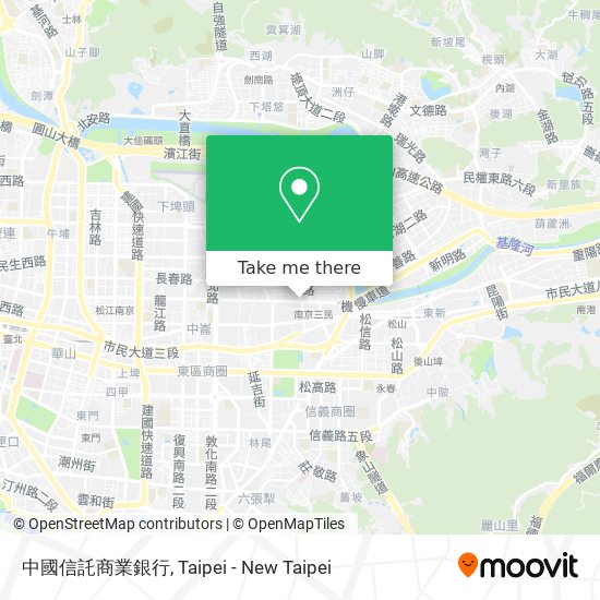 中國信託商業銀行 map