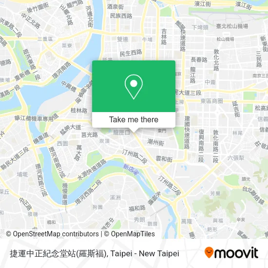 捷運中正紀念堂站(羅斯福)地圖