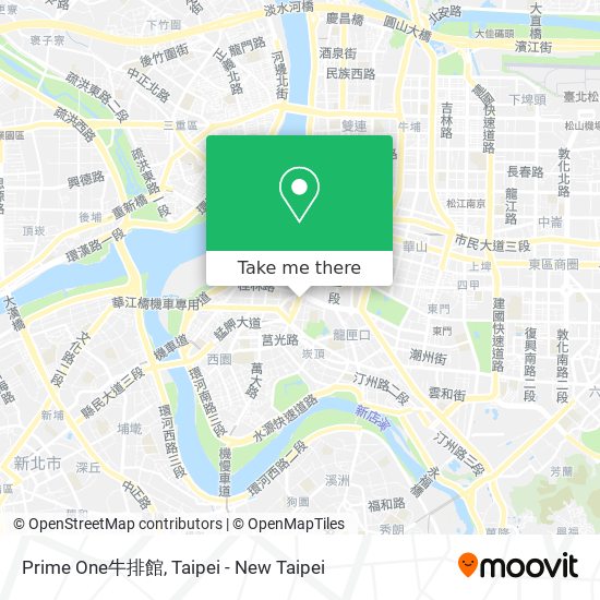 Prime One牛排館 map