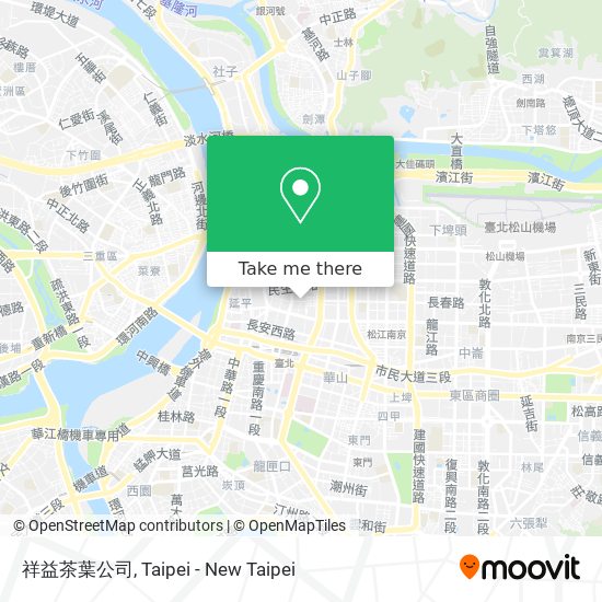 祥益茶葉公司 map
