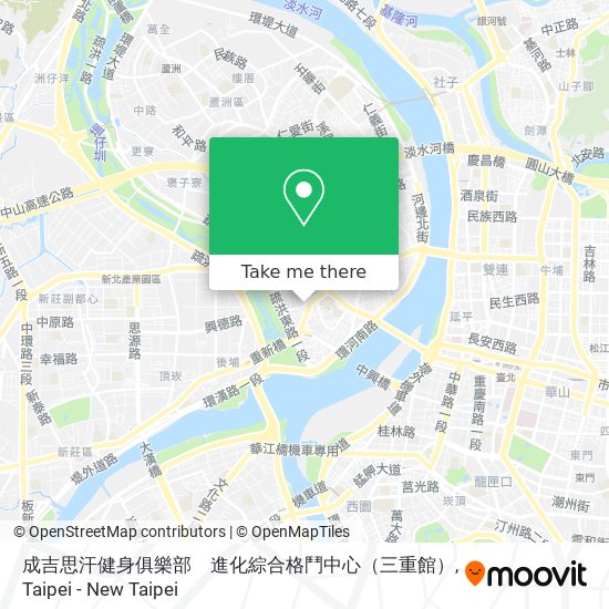 成吉思汗健身俱樂部　進化綜合格鬥中心（三重館） map