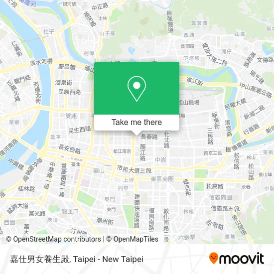 嘉仕男女養生殿地圖