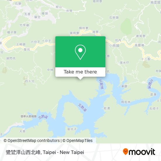 鷺鷥潭山西北峰 map