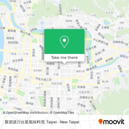 聚朋源川台菜風味料理 map