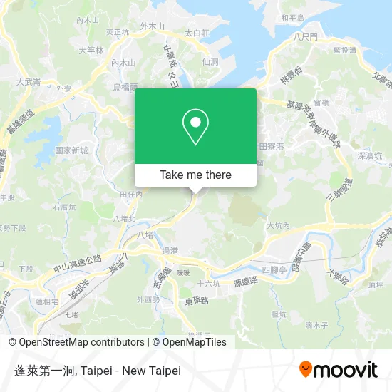 蓬萊第一洞 map