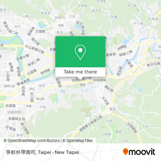 爭鮮外帶壽司 map