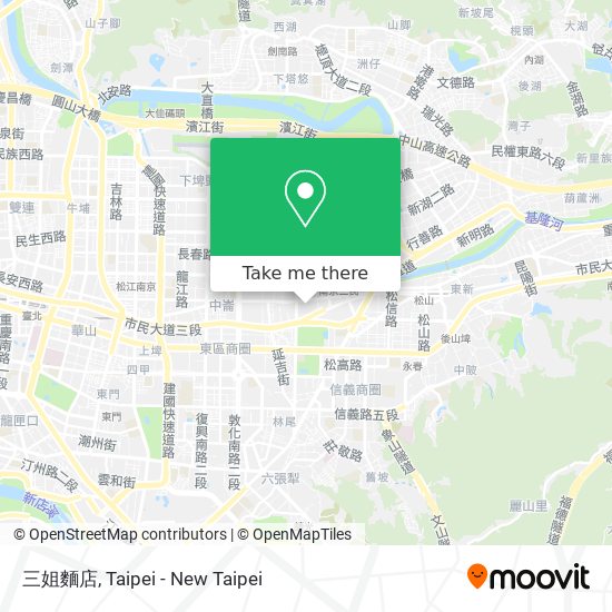 三姐麵店 map