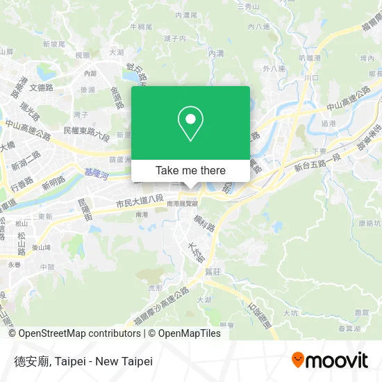 德安廟地圖