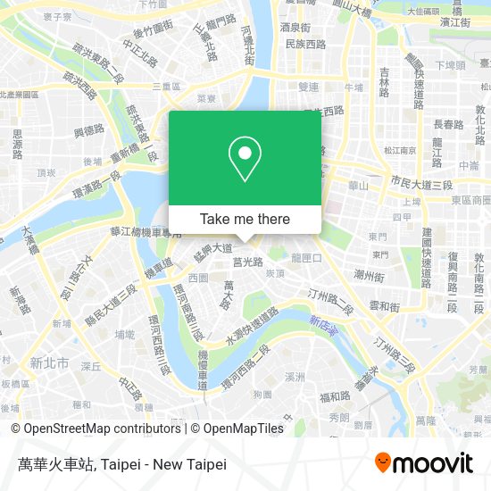 萬華火車站地圖