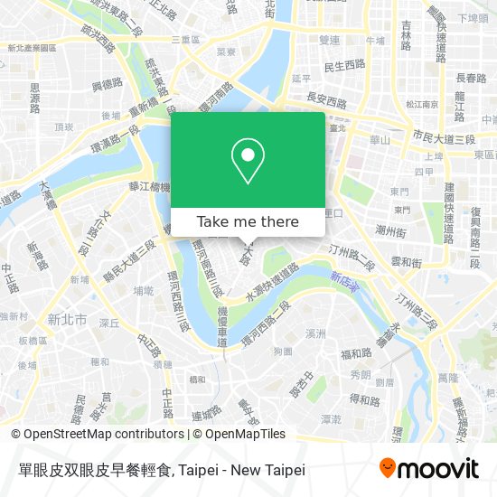 單眼皮双眼皮早餐輕食地圖