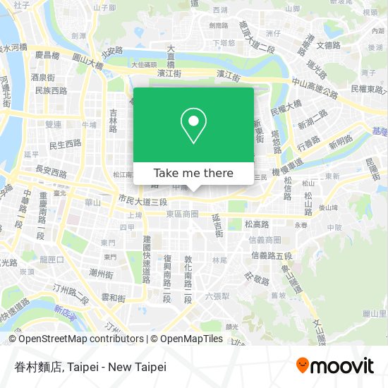 眷村麵店 map