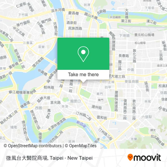 微風台大醫院商場地圖