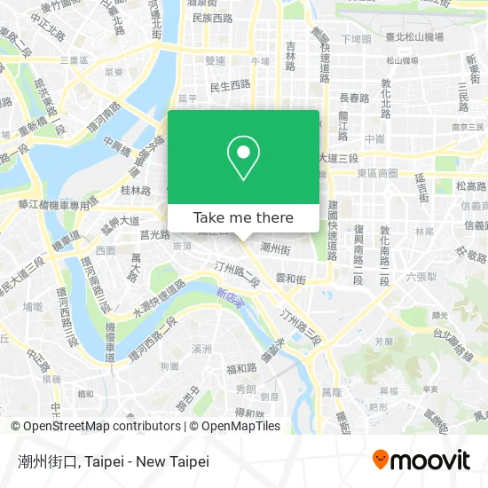 潮州街口 map