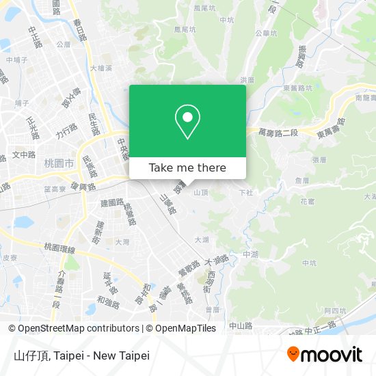山仔頂 map