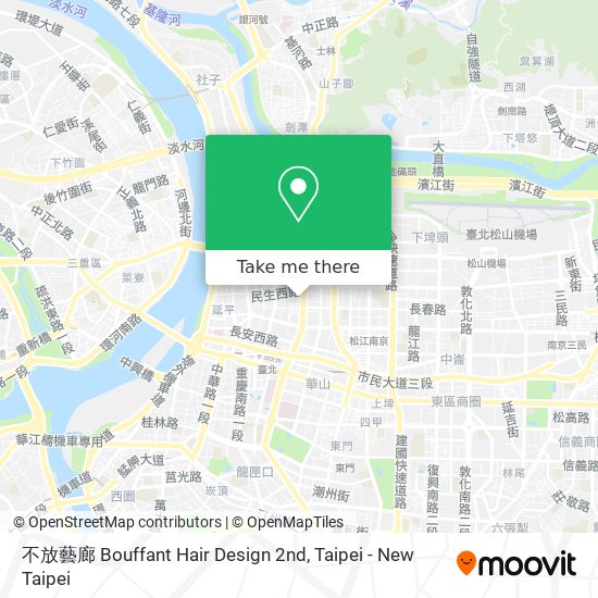 不放藝廊 Bouffant Hair Design 2nd地圖