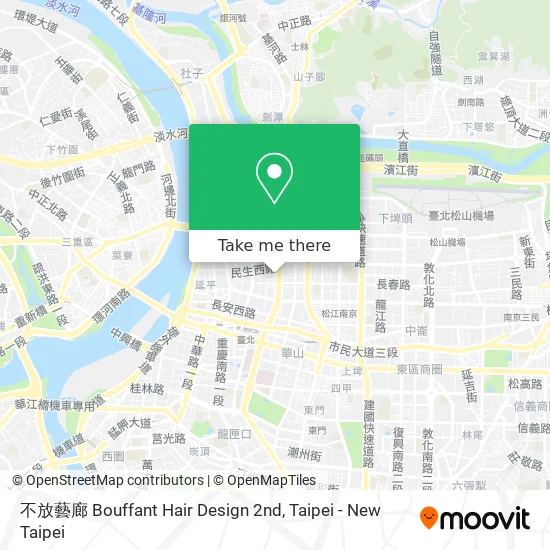 不放藝廊 Bouffant Hair Design 2nd地圖