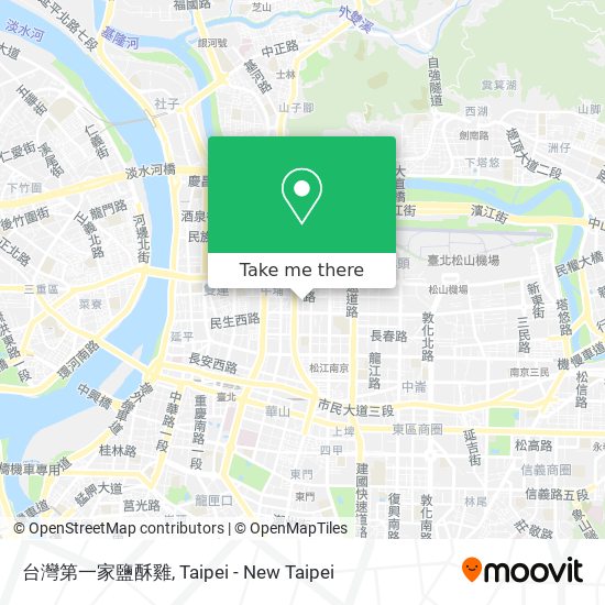 台灣第一家鹽酥雞 map