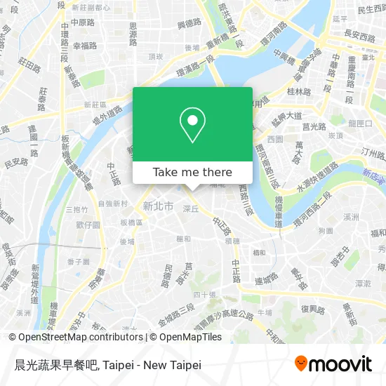 晨光蔬果早餐吧地圖