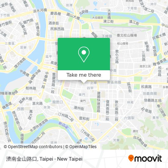 濟南金山路口 map