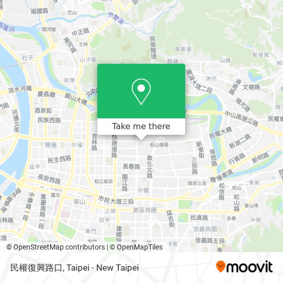 民權復興路口 map