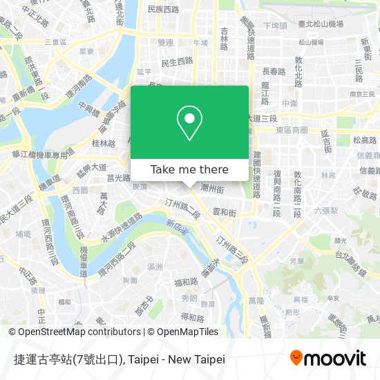 捷運古亭站(7號出口) map