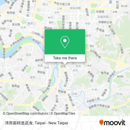 溥善園精進蔬食 map