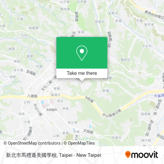 新北市馬禮遜美國學校 map