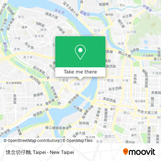 懷念切仔麵 map