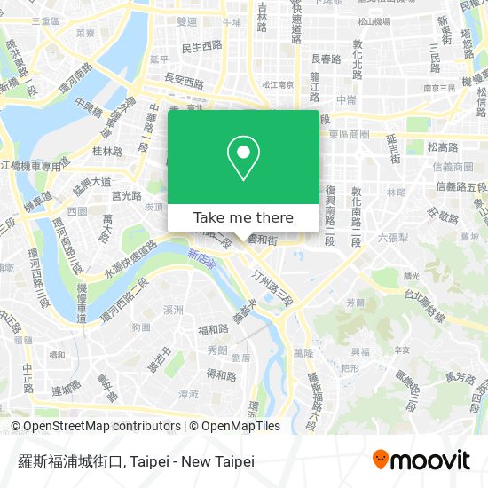 羅斯福浦城街口 map