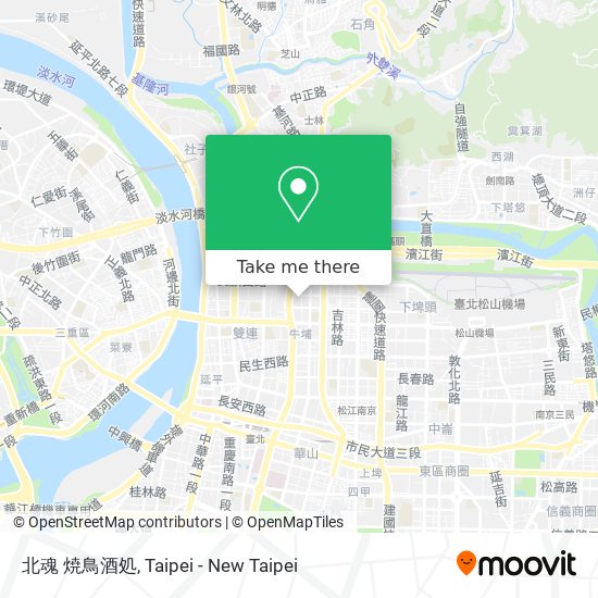 北魂 焼鳥酒処地圖