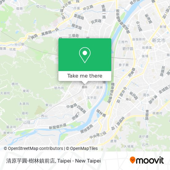 清原芋圓-樹林鎮前店地圖