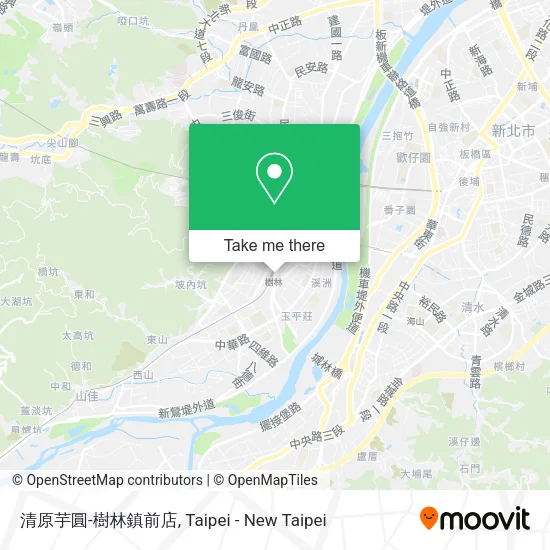 清原芋圓-樹林鎮前店地圖