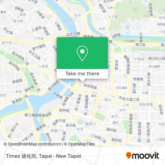 Times 迪化街地圖