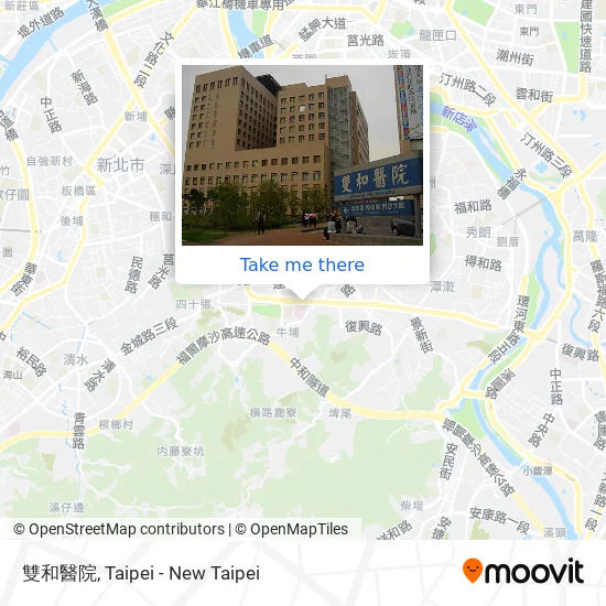 雙和醫院地圖