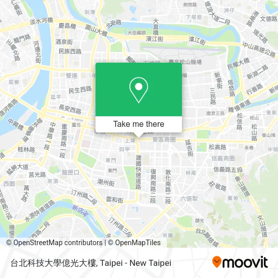 台北科技大學億光大樓地圖
