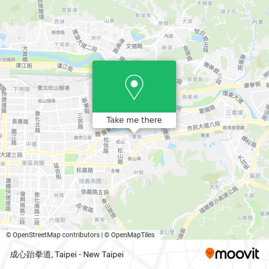 成心跆拳道 map