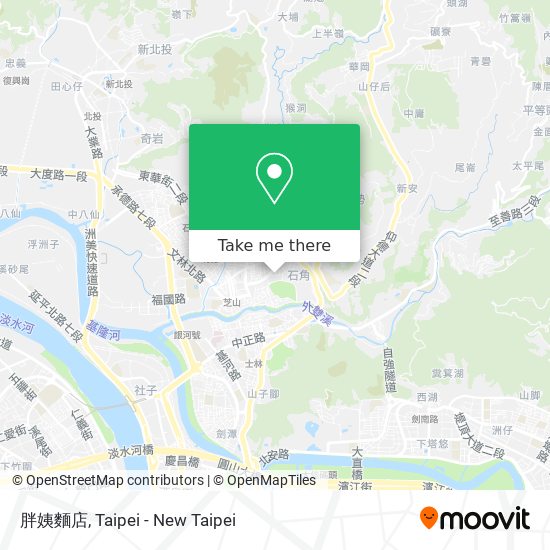 胖姨麵店地圖