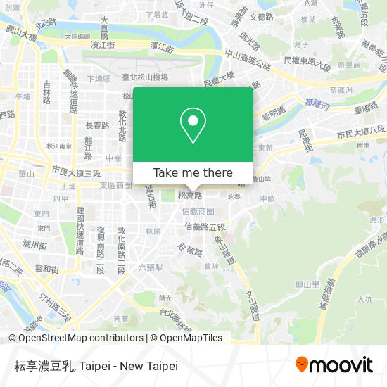 耘享濃豆乳 map