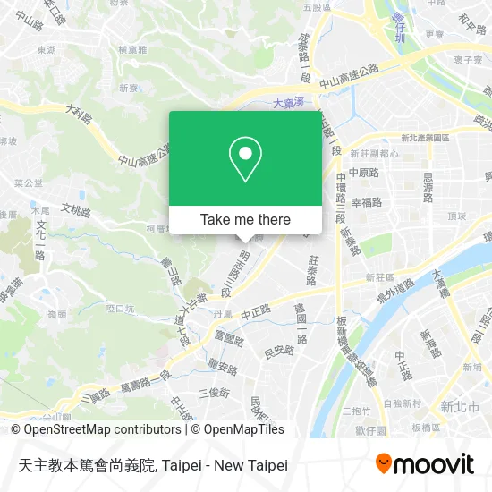 天主教本篤會尚義院地圖