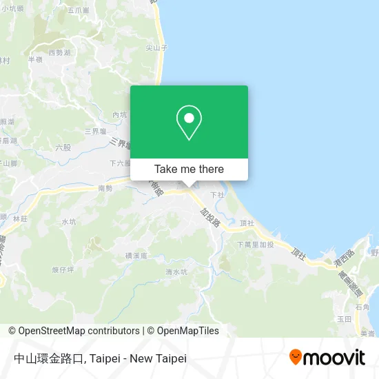 中山環金路口地圖