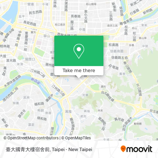 臺大國青大樓宿舍前 map