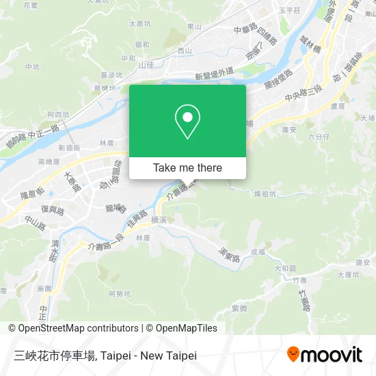 三峽花市停車場地圖