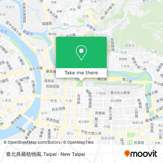 臺北典藏植物園 map