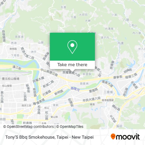 Tony’S Bbq Smokehouse map